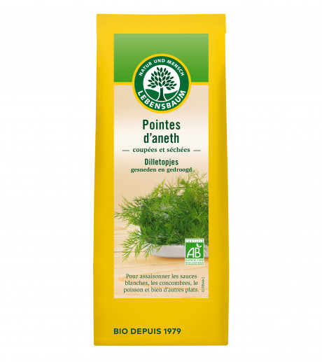 Aneth, pointes coupées et séchées