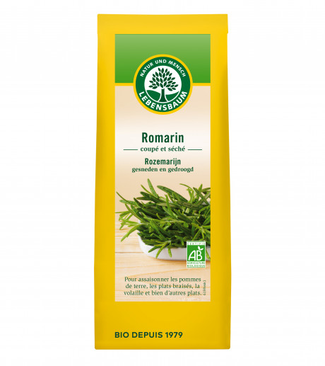 Romarin, coupé et séché