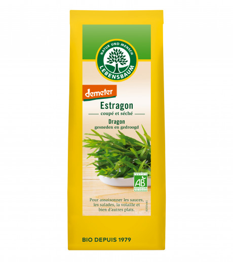 Estragon, coupé et séché