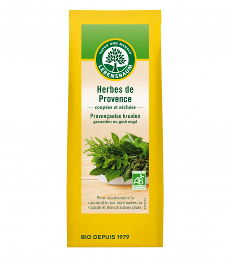 Herbes de Provence, coupées et séchées