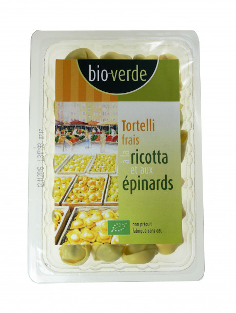Tortelli frais à la ricotta et aux épinards 250 g