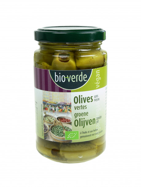 Olives vertes sans noyau 200 g