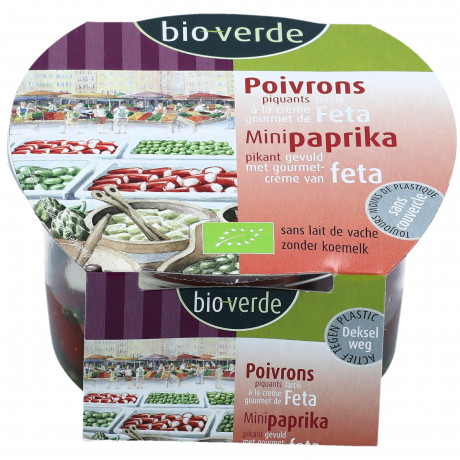 Poivrons farcis a la crème de Feta 125 g