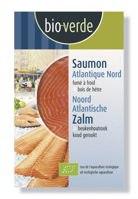 Saumon fumé Atlantique-Nord 100 g Int.