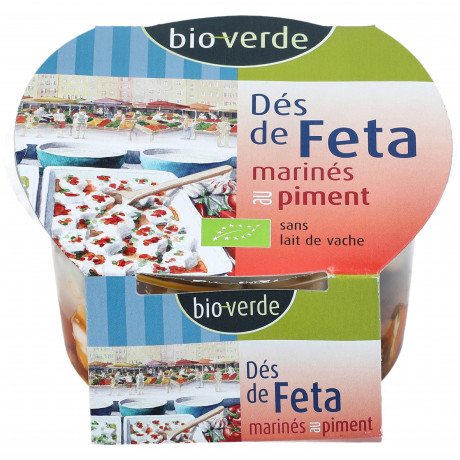 Dés de Feta marinés au piment 125 g FR