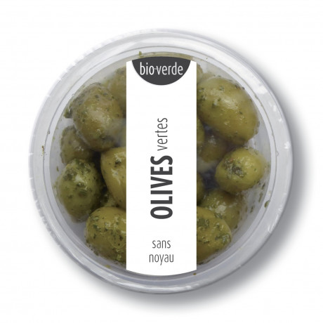 Olives vertes sans noyau 80 g