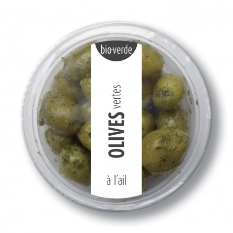 Olives vertes farcies à l'ail 80 g