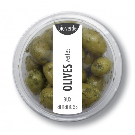 Olives vertes farcies aux amandes 80 g