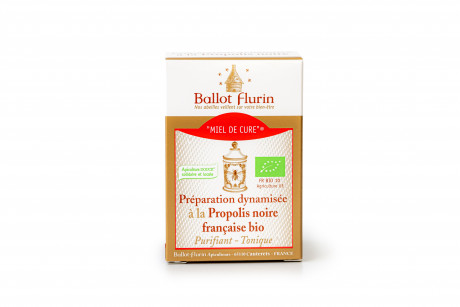 Miel de Cure® Préparation dynamisée à la Propolis noire française bio