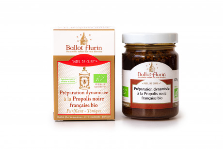 Miel de Cure® Préparation dynamisée à la Propolis noire française bio