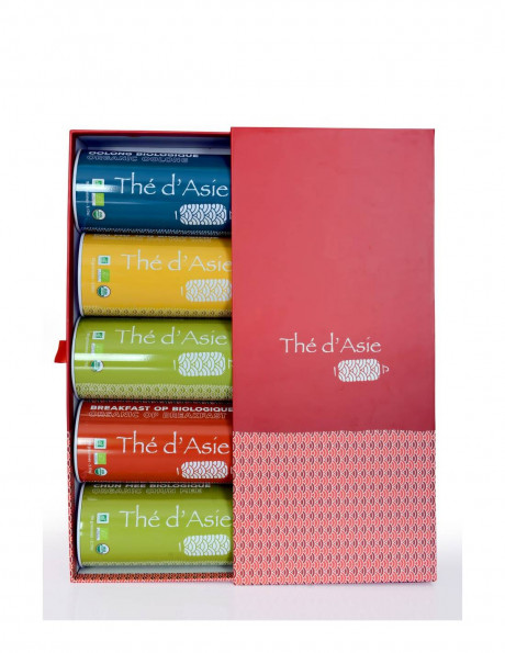 Coffret Prestige : 5 thés nature