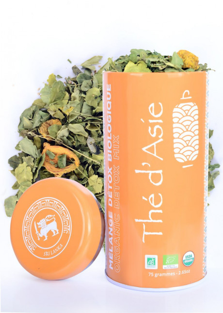 Thé mélange détox bio du Sri Lanka - 75g