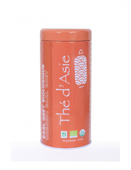 Thé noir bio du Sri Lanka - Earl Grey - 90g