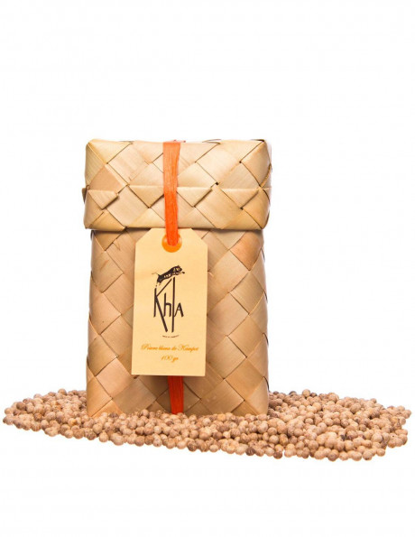 Poivre blanc de Kampot IGP - Premium - en grains - Palme 50g