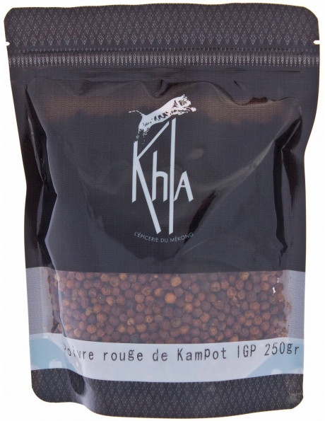 Poivre rouge de Kampot IGP - Premium - en grains - 250g