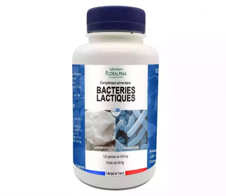 Bactéries lactiques (probiotique) 120 gélules 