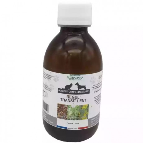 Phytotérapie pour Chien, Régul' transit lent (Flacon 200ml + pipette 2ml) 