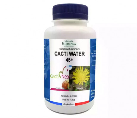 cacti-water 45+ 120 gélules 