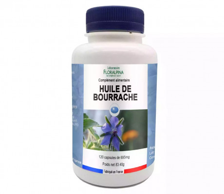 Huile de bourrache 120 capsules 