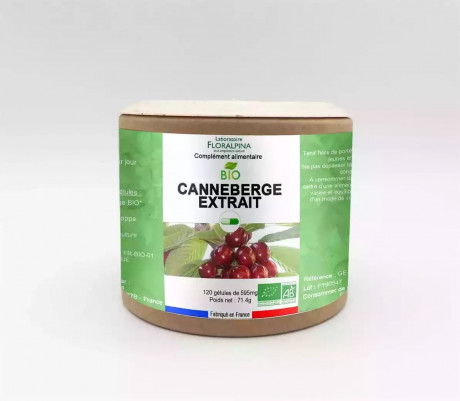 Canneberge extrait bio 120 gélules 