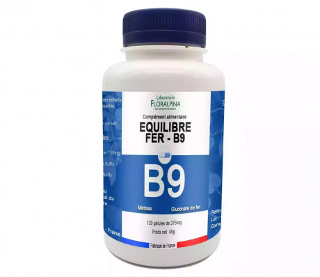 Equilibre fer/B9 - 120 gélules