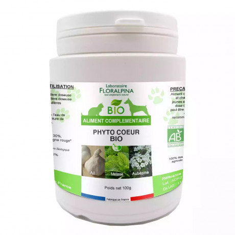 PhytoCoeur Bio 100g pour Chien et Chat
