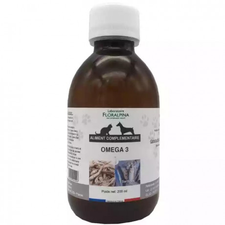 Oméga 3 200ml pour chien et chat
