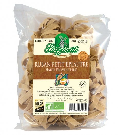 Ruban au petit épeautre de Haute Provence IGP 250g