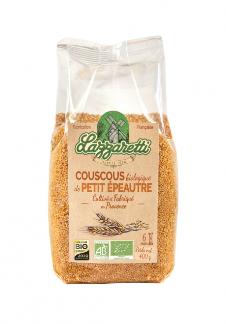 Couscous de petit épeautre 400g France  "Elu Meilleur Produit Bio 2020"