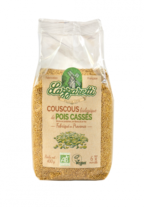 Couscous de pois cassés Vegan 400g France