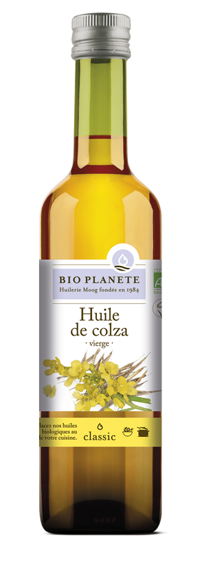 Huile de colza vierge BIO PLANÈTE 500 ml