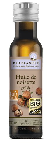 Huile de noisette grillée BIO PLANÈTE 100 ml