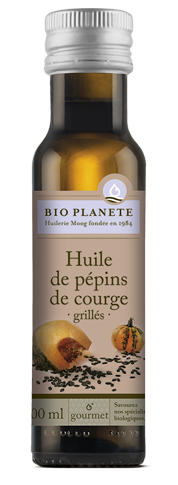 Huile de pépins de courge grillés BIO PLANÈTE 100 ml