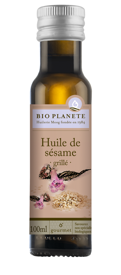 Huile de sésame grillé  BIO PLANÈTE 100 ml