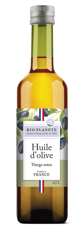 Huile d'olive vierge extra France BIO PLANÈTE 500 ml