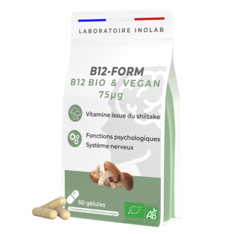 B12Form Vitamine B12 75µg BIO - 60 gélules