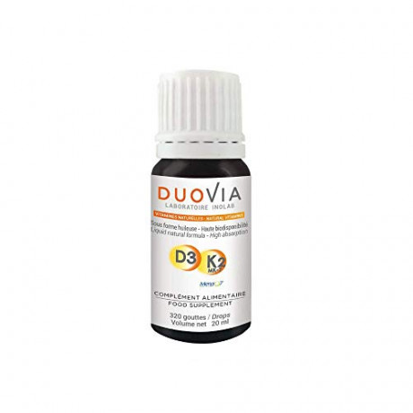 DUOVIA, Vitamines D3 K2 MK7 - flacon 20 ml
