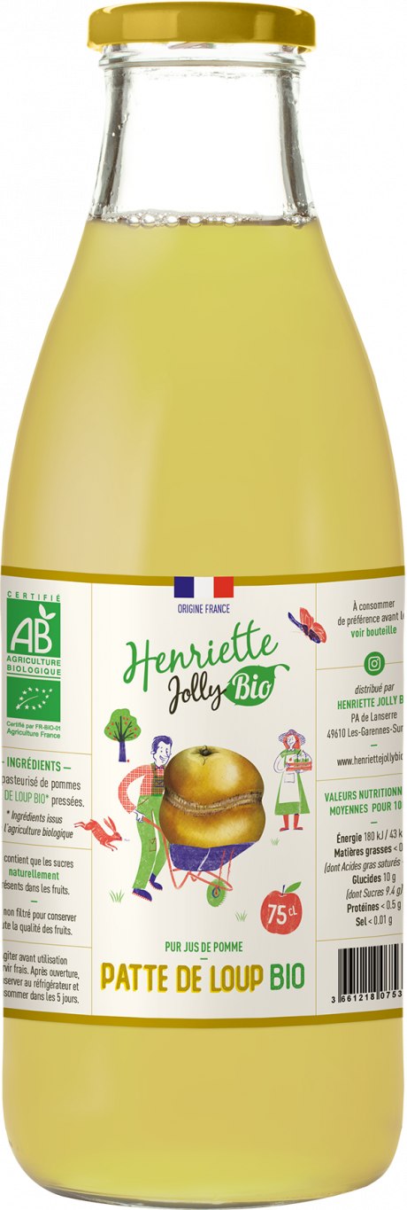 Bouteille Henriette Jolly Bio-Jus Patte de Loup 75cl PNG.png