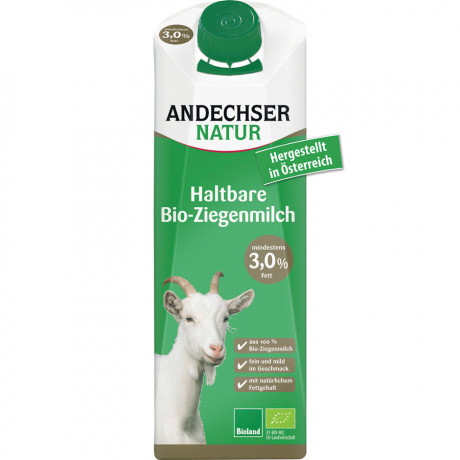 Lait de chèvre entier 3,0% mat. gr.