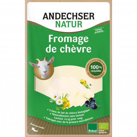 Fromage de chèvre en tranches