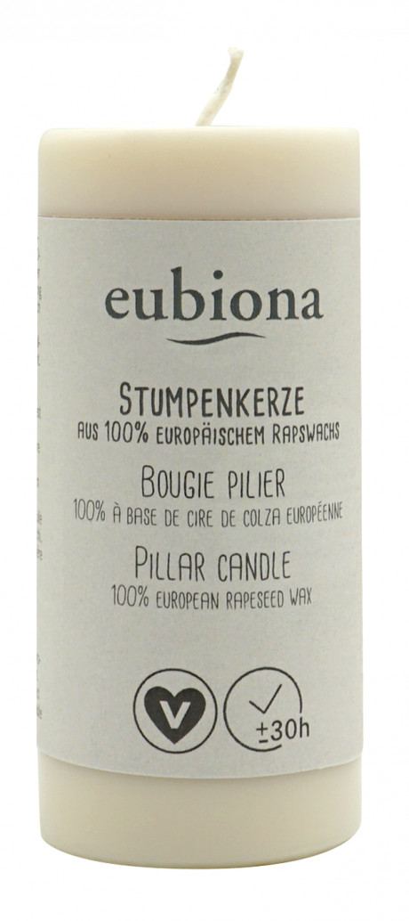 Bougie cylindrique blanc 50x110 mm