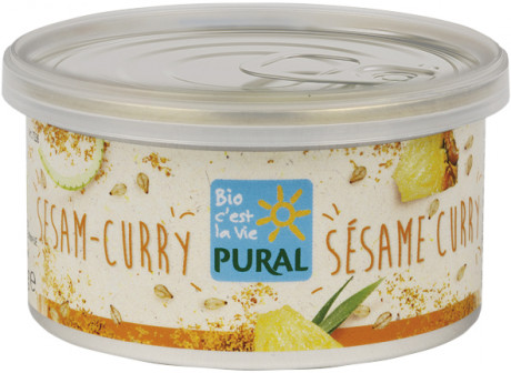 Tartinade végane sésame curry, sans huile de palme