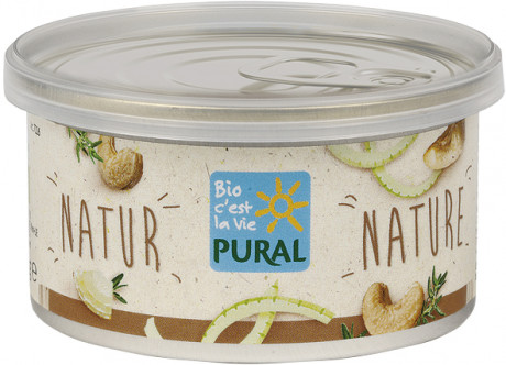 Tartinade végane nature, sans huile de palme