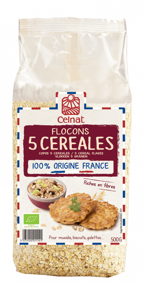 Flocons 5 Céréales 100% France