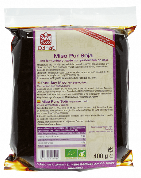 Hatcho Miso (Pur Soja - Fermentation Longue)