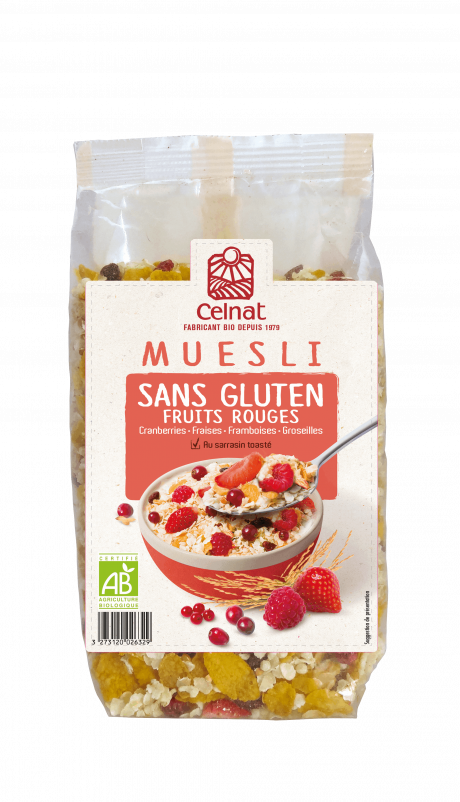 Muesli Sans Gluten Fruits Rouges