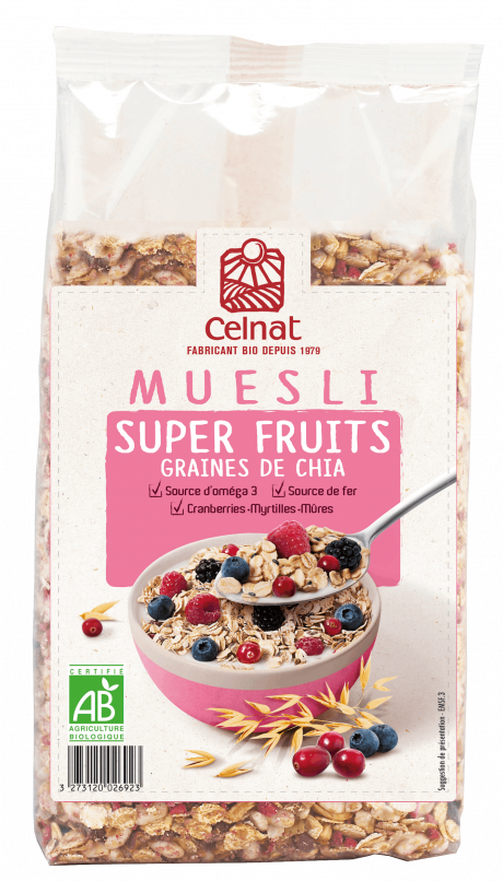 Muesli Super Fruits Graines de Chia