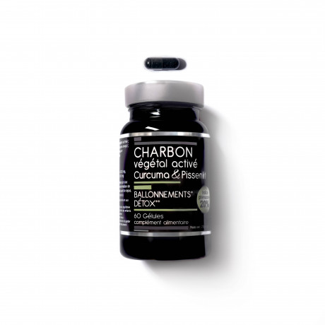 Charbon Vegetal Active DETOX - 60 gelules VEGAN