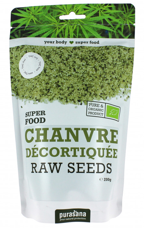 Chanvre* Graines Decortiquees 200 Gr