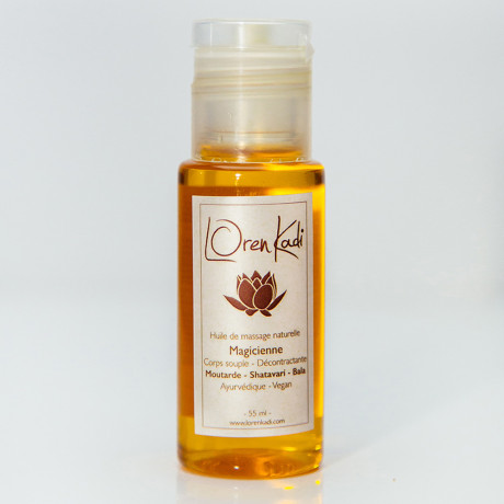 Huile de massage naturelle               Magicienne  